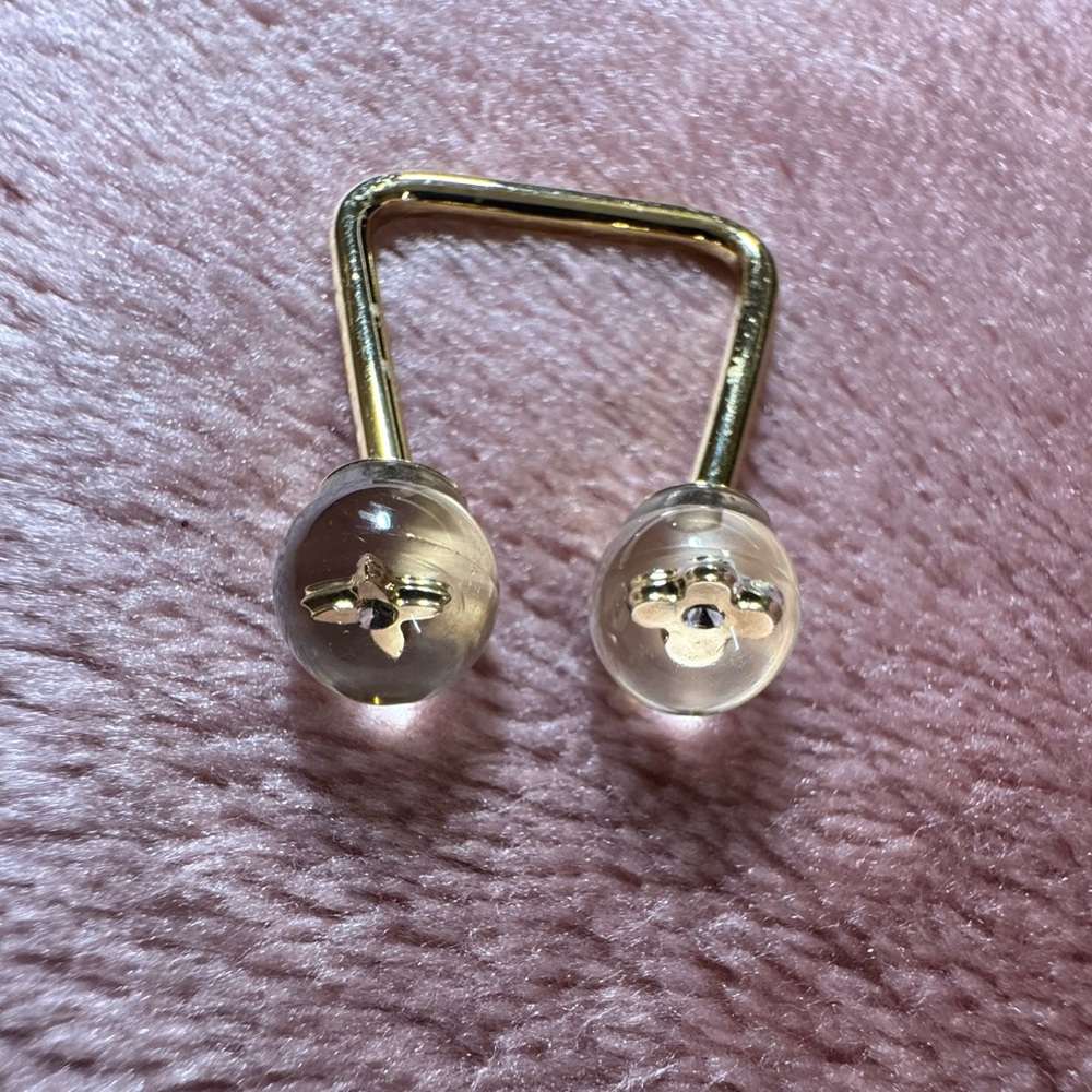 Louis Vuitton Cruise Line Berg Bubble Ring Gold with Silver Accents size 5.5
